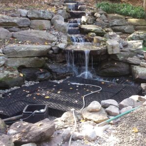 Construction of Pondless Rock Step Waterfall