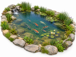 11 x 16 koi pond price