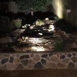 pondless waterfall at night pondless waterfall at night
