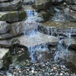 Wood Deck and Pondless Waterfall