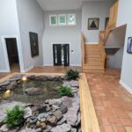 An indoor pond in Montgomery County, MD An indoor pond in Montgomery County, MD